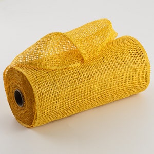 Malla de arpillera de polietileno - Arpillera de polietileno amarilla - 25 cm x 9,5 m - RP810029