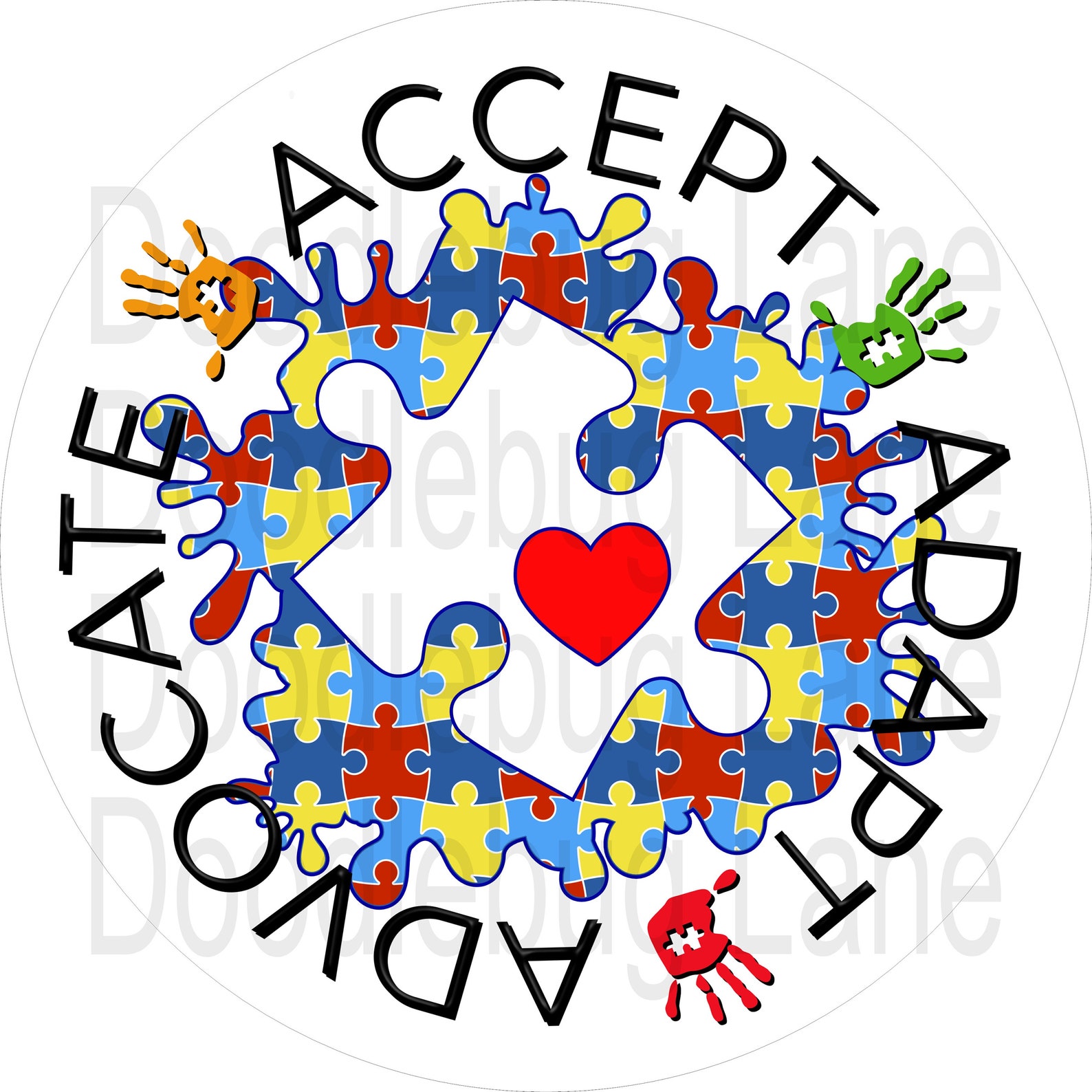 Autism Wreath Sign-autism Awareness-metal Wreath Sign-accept - Etsy