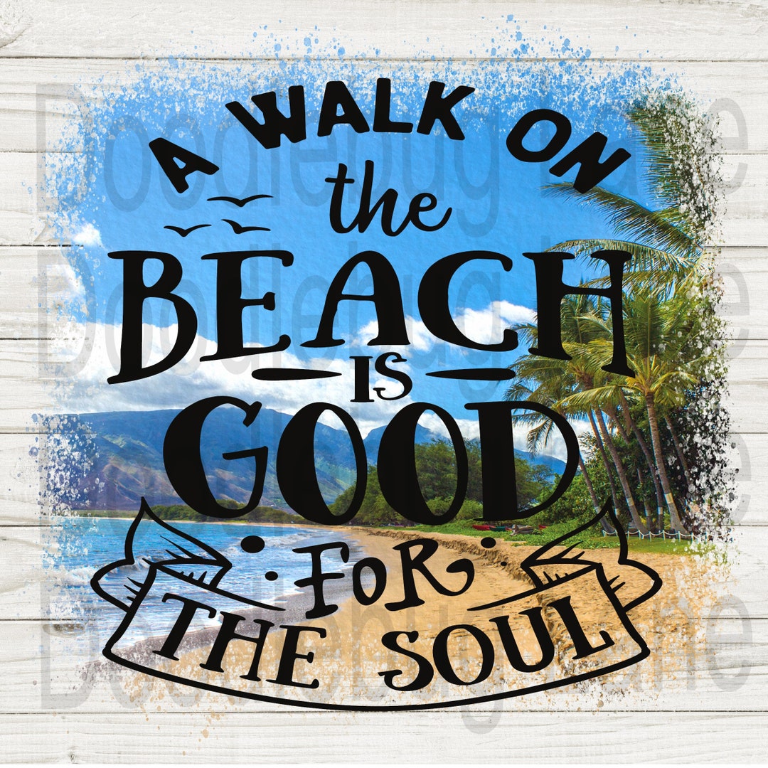 Summer Wreath Sign-a Walk on the Beach-metal Wreath Sign-sandy Beach ...