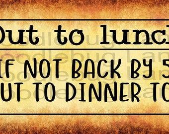 Metal Wreath Sign Out to Lunch Sign Lunch Break - Etsy Metal Wreath Sign Out to Lunch Sign Lunch Break - Etsy