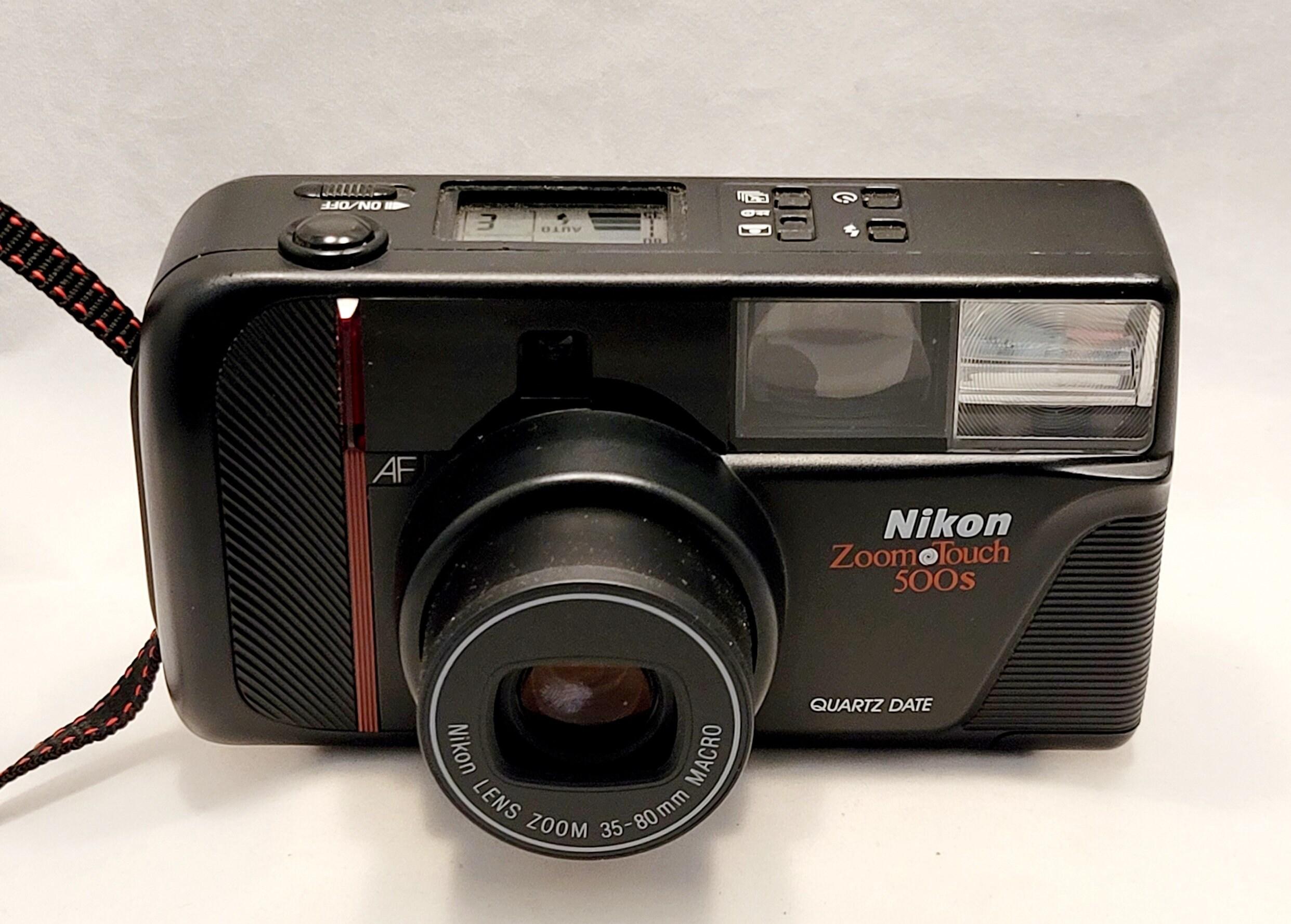 Nikon Zoom Touch 500s Vintage 35mm Film Point and Shoot Camera