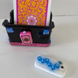 Pickleball Playing card holder  and dealer domino set