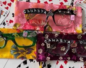 Canasta player glasses