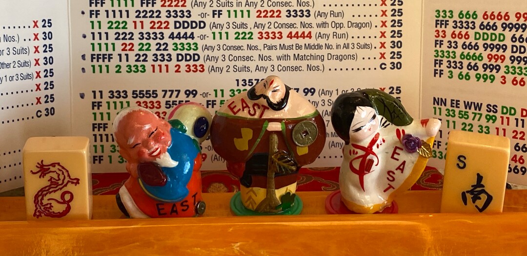 Mah Jongg East Marker Etsy
