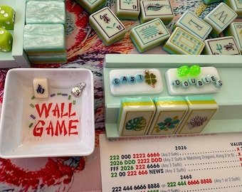 Naczynie do gry Mahjongg na ścianie
