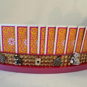 Canasta and dogs card rack