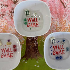 LARGE mahjongg wall game dish