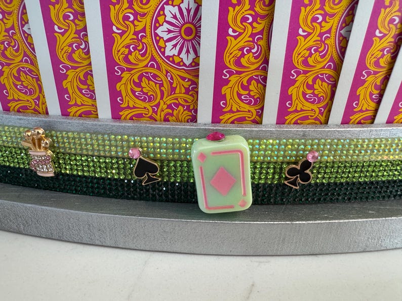 Playing Cards Rhinestone Card Rack Canasta Golf Samba Hand and Foot - Etsy