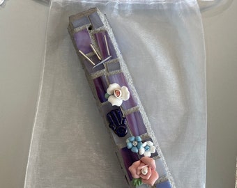 Mosaic mezuzah Jewish gift