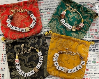 Mah jongg bracelet gift