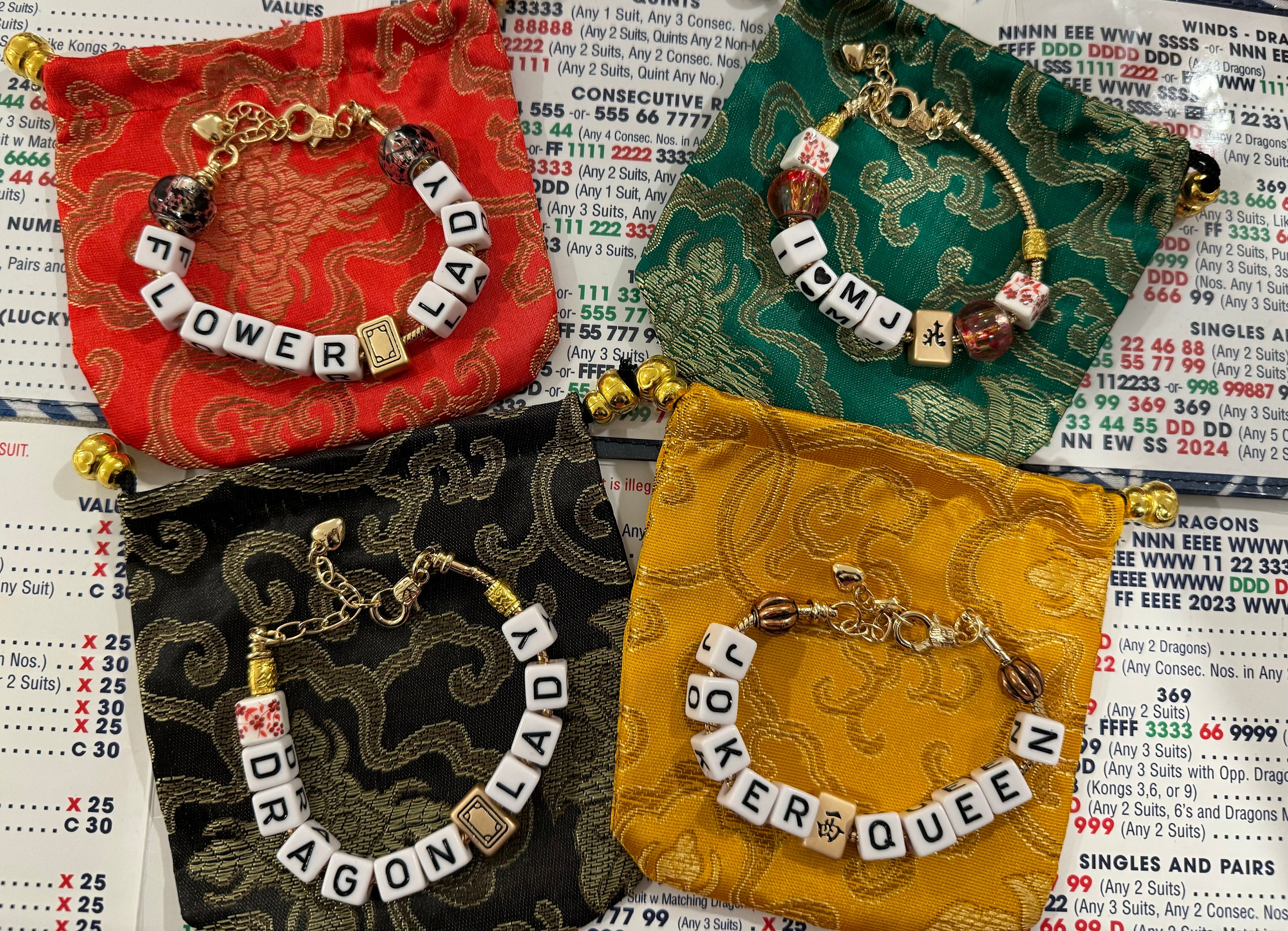 Mah Jongg Bracelet Gift - Etsy