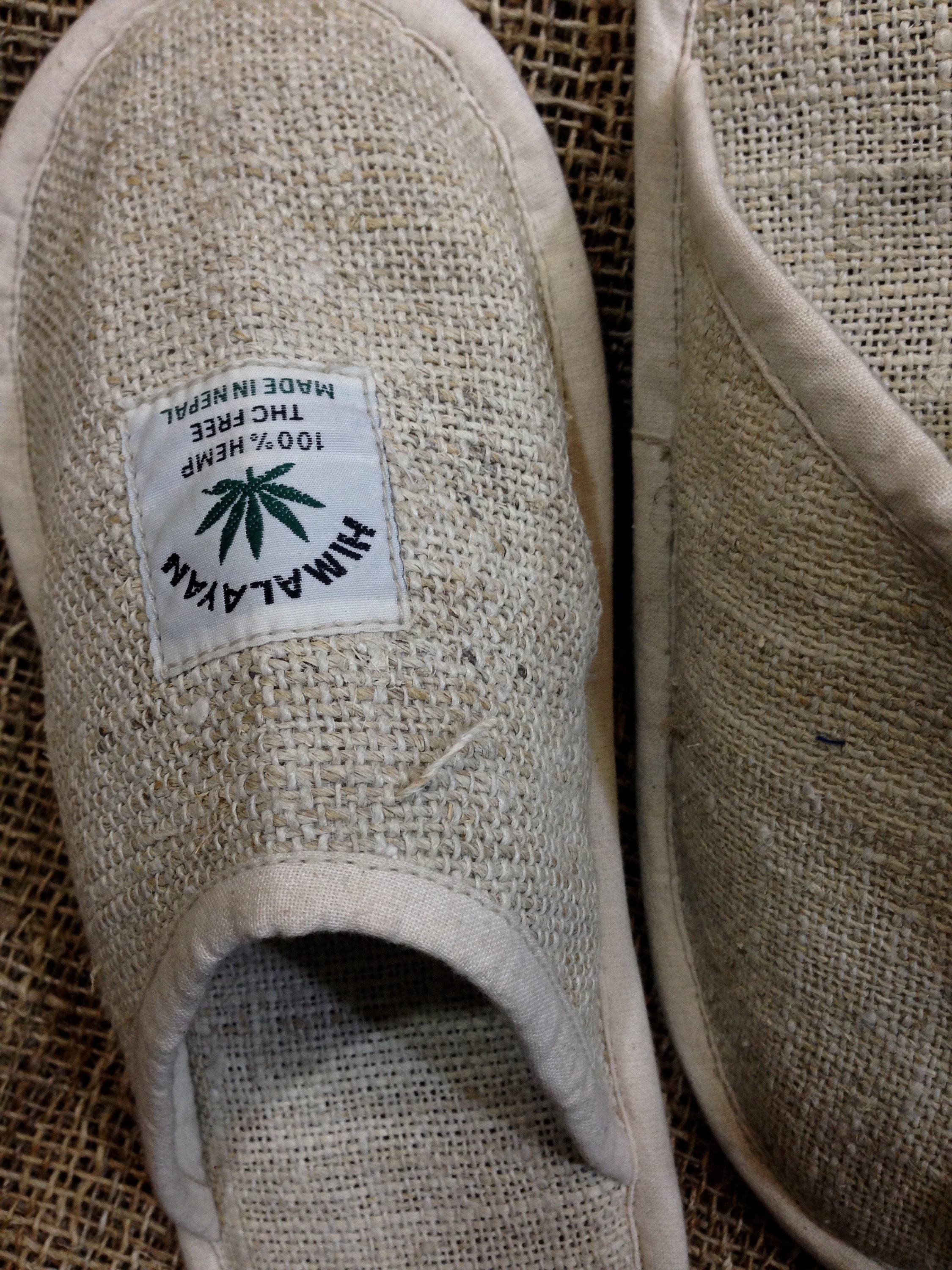 Hemp Bedroom Slippers Raw Hemp Bedroom Slippers Hemp Etsy.de