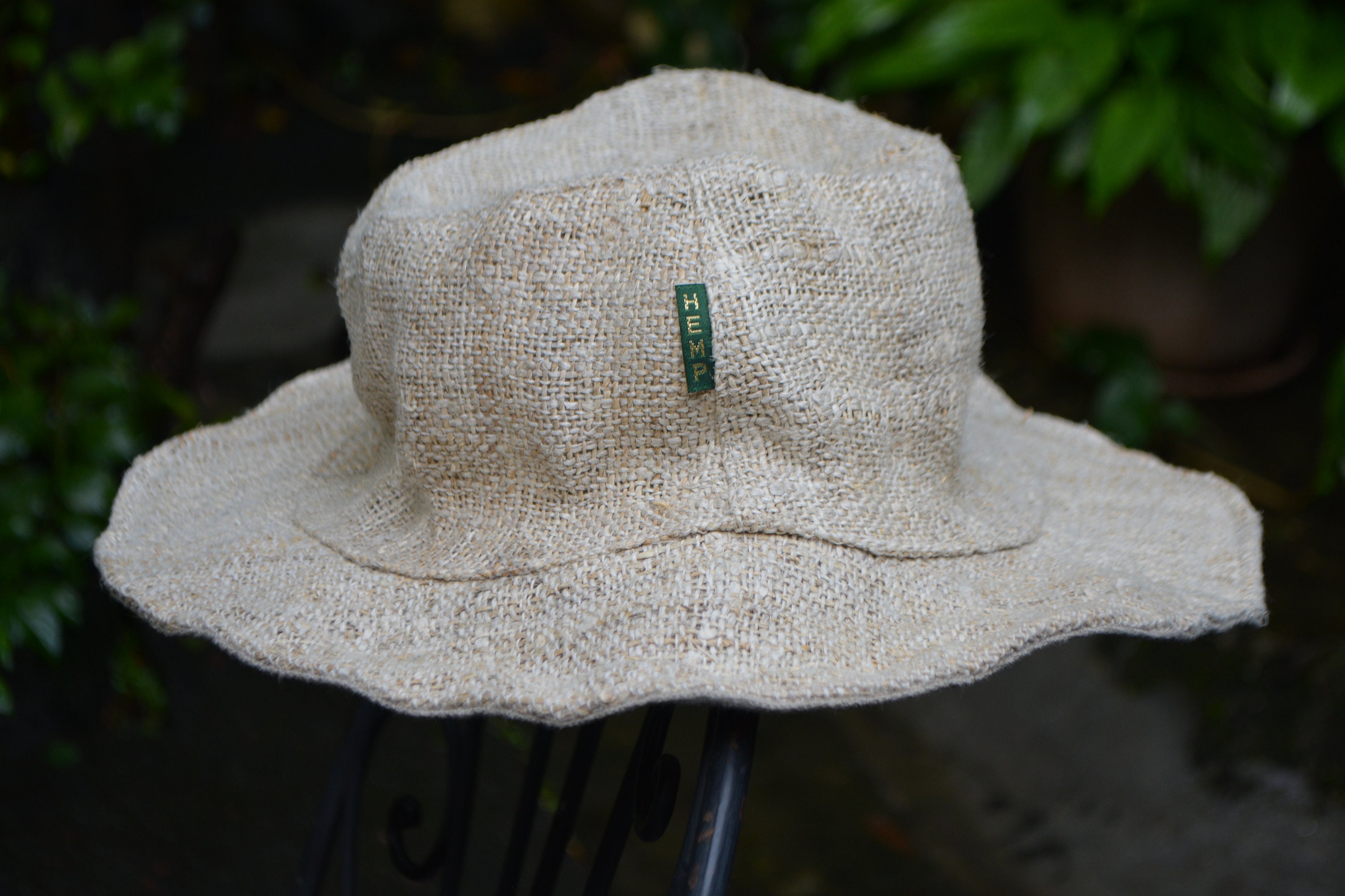 Hemp Brim Hat Garden Hemp Hat Hemp Pool Hat Hemp Summer Etsy