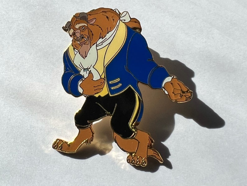 Vintage RARE Beauty and the Beast Disney Pin - Etsy