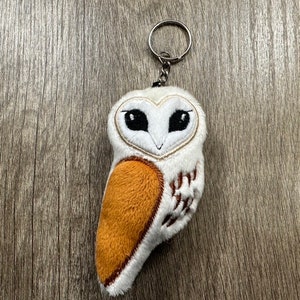 Plush Owl Keychain