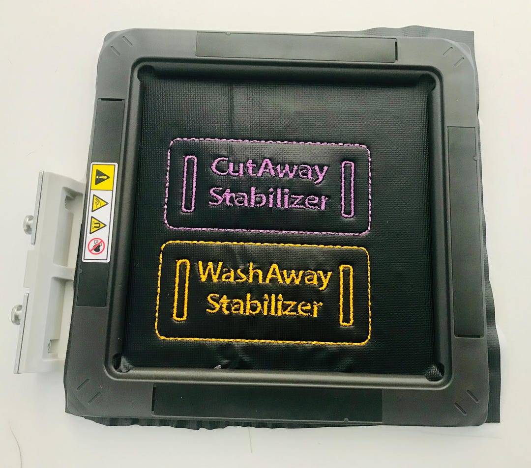 Label Printer Stabilizer Stabilizer Label Embroidery Design, Cutaway, Washaway, Tearaway (4x4 ...