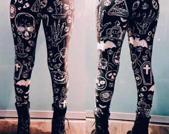 plus size gothic leggings