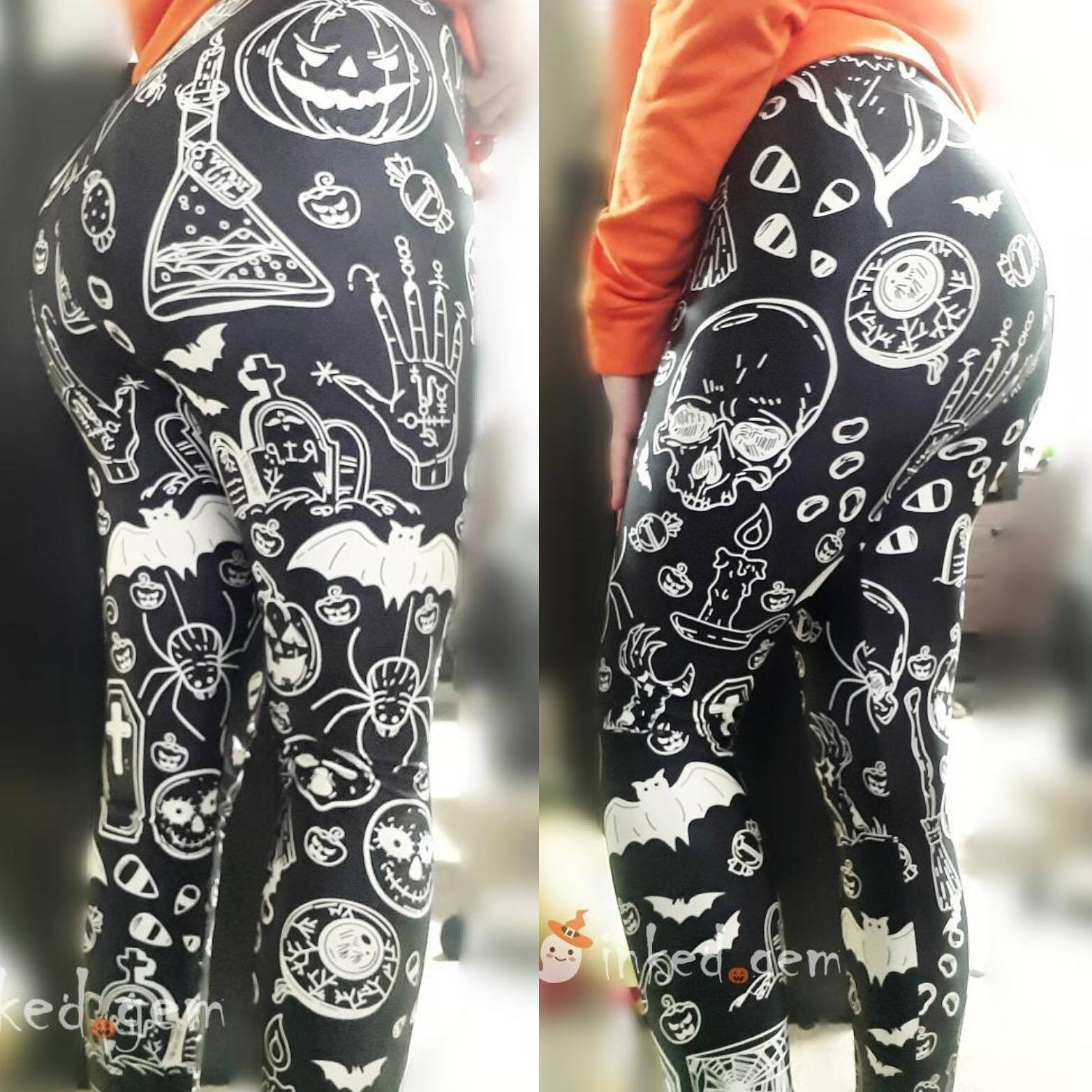 Halloween Witchy Leggings / Plus Size 
