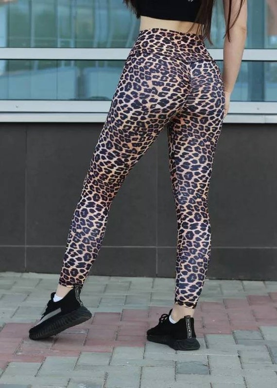 Cheetah Print Booty Leggings / Leopard 