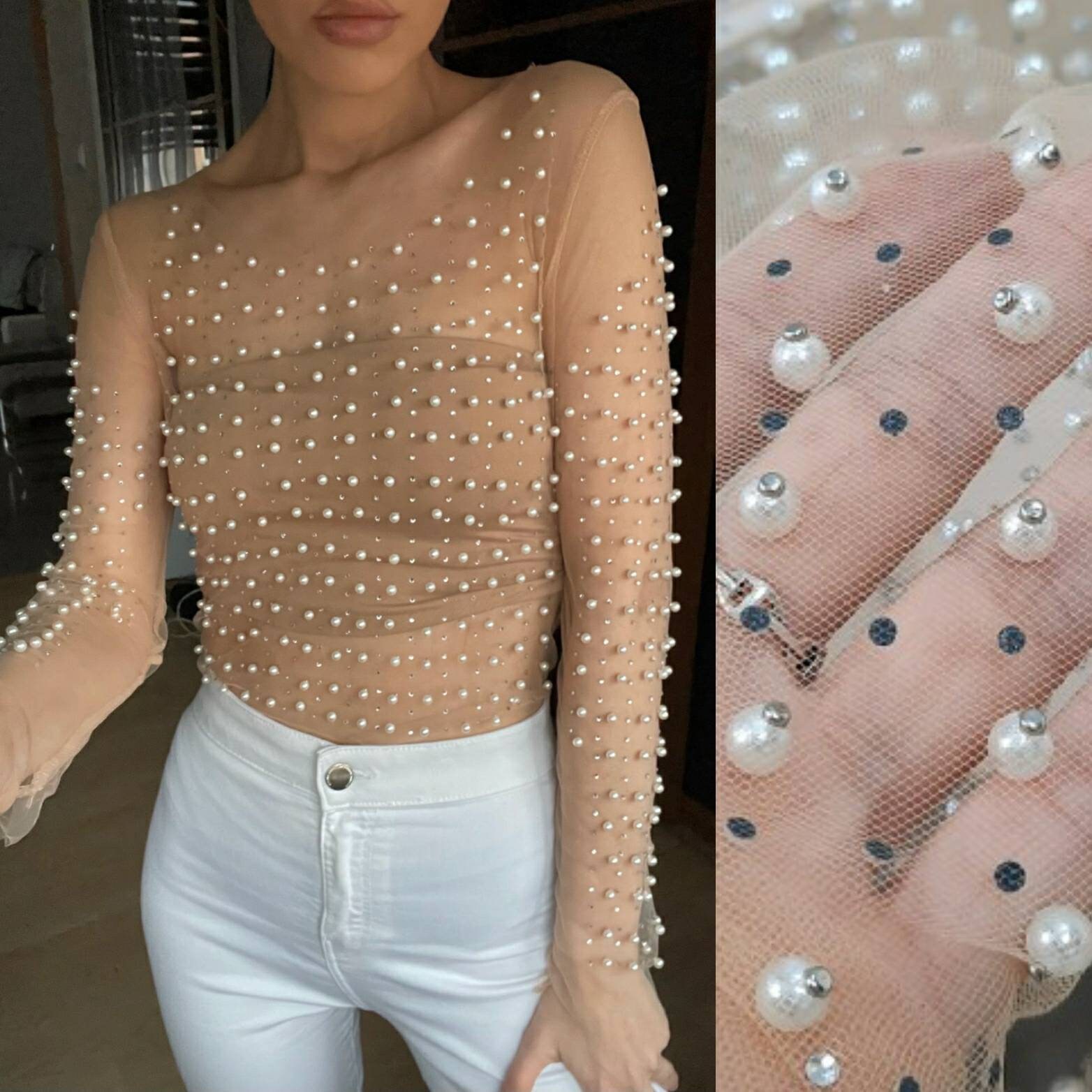 Pearl Sheer Top - Etsy