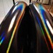 Reflective Rainbow Leggings / Non Leather / Wet Look / Non Latex / PVC / Goth / Witchy / Witch 