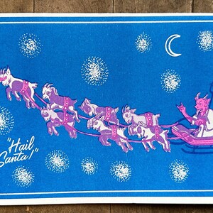 Carte Je vous salue Père Noël