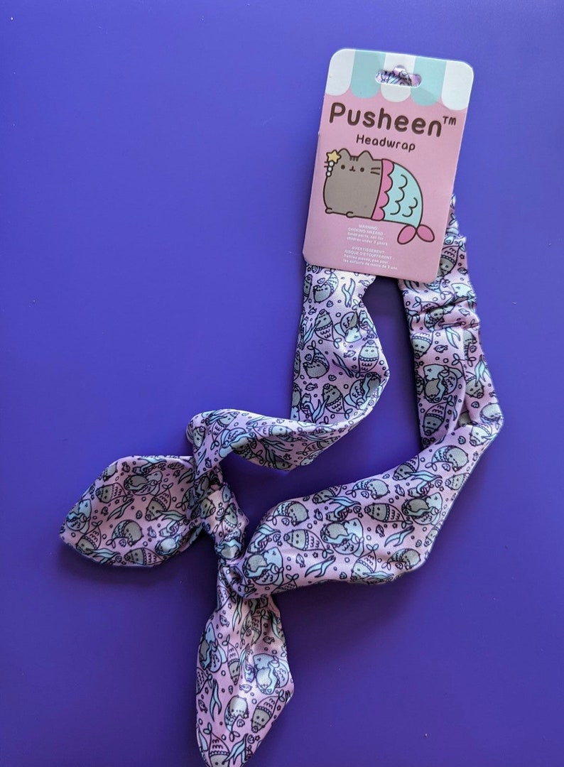 Pusheen 2017 Collection Purrmaid Cat Mermaid Headwrap Rare Double Pack