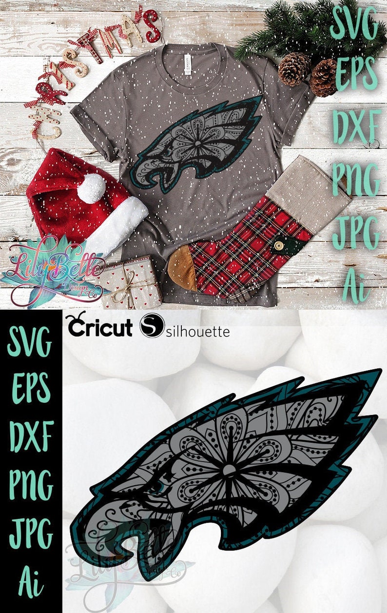 Download Philadelphia Eagle Mandala SVG file for digital download ...