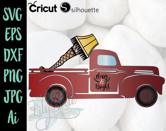 Download Free A Christmas Story Lamp Leg In A Red Truck Svg Etsy SVG DXF Cut File