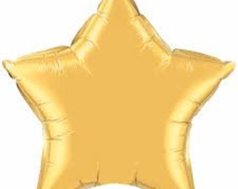Ballon étoile dorée, ballon supershape de 36 pouces pour EID, Ramadan, Bany Shower, ANNIVERSAIRE, DIPLMÉ, Félicitations, Anniversaire important