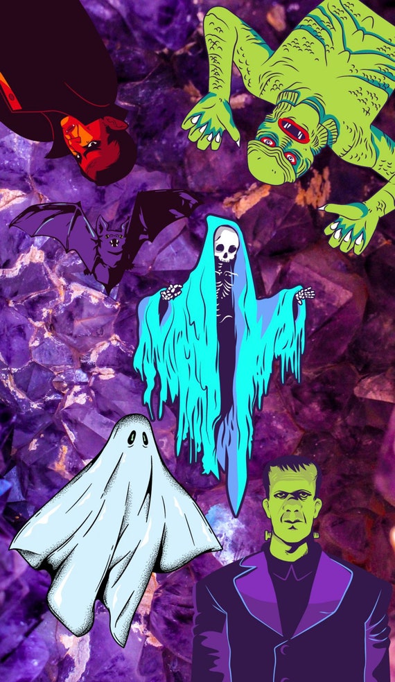 Famous Monsters Cellphone Wallpaper Theghostgoddess - Etsy Famous Monsters Cellphone Wallpaper Theghostgoddess - Etsy