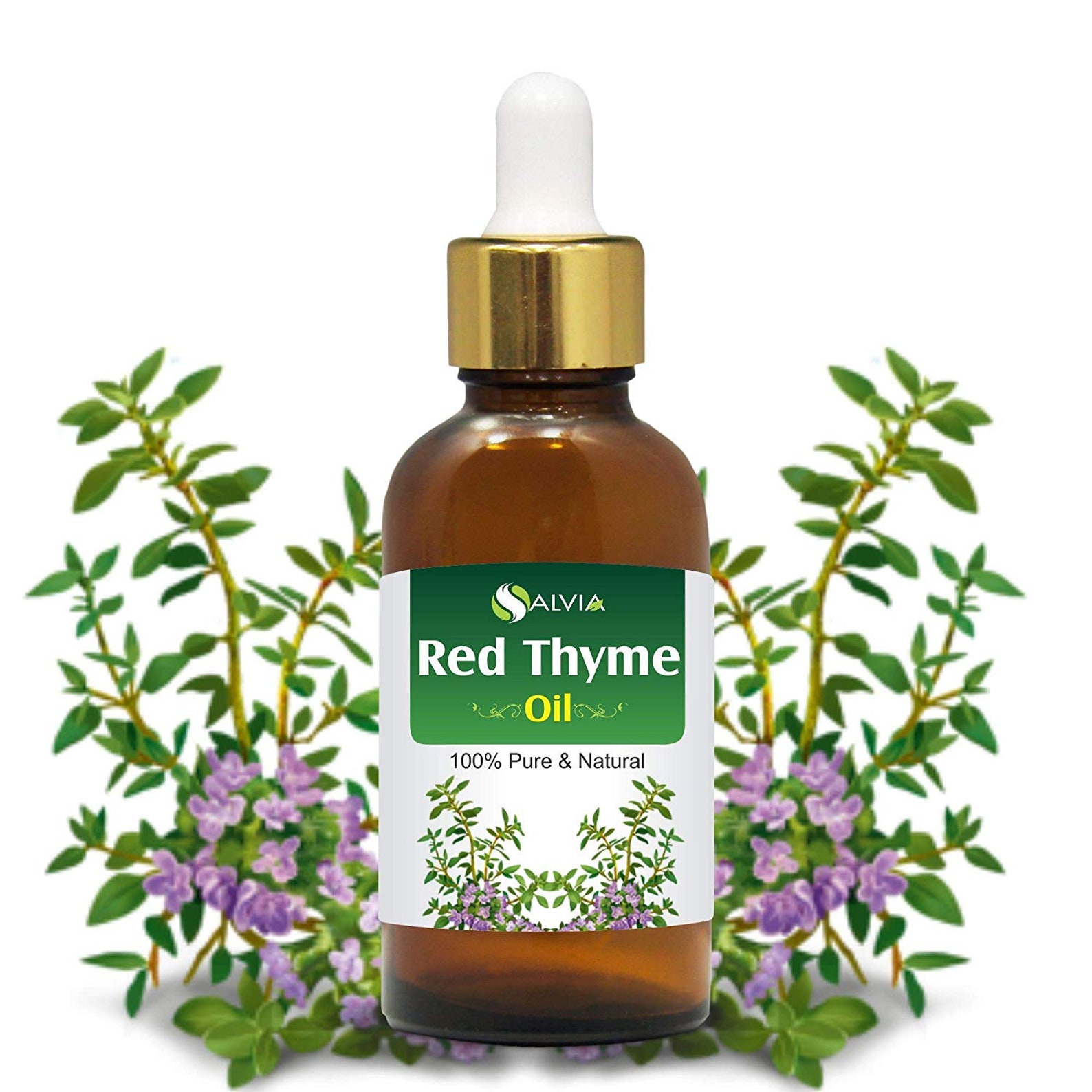 Red Thyme Oil with Dropper 100 Natural Pure Undiluted Uncut Etsy