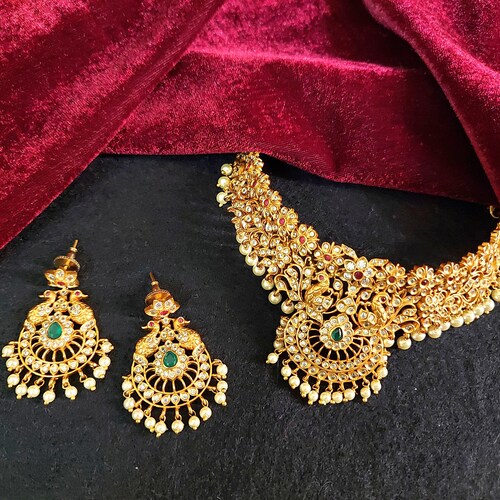 CZ Choker South Indian Bridal Wedding 