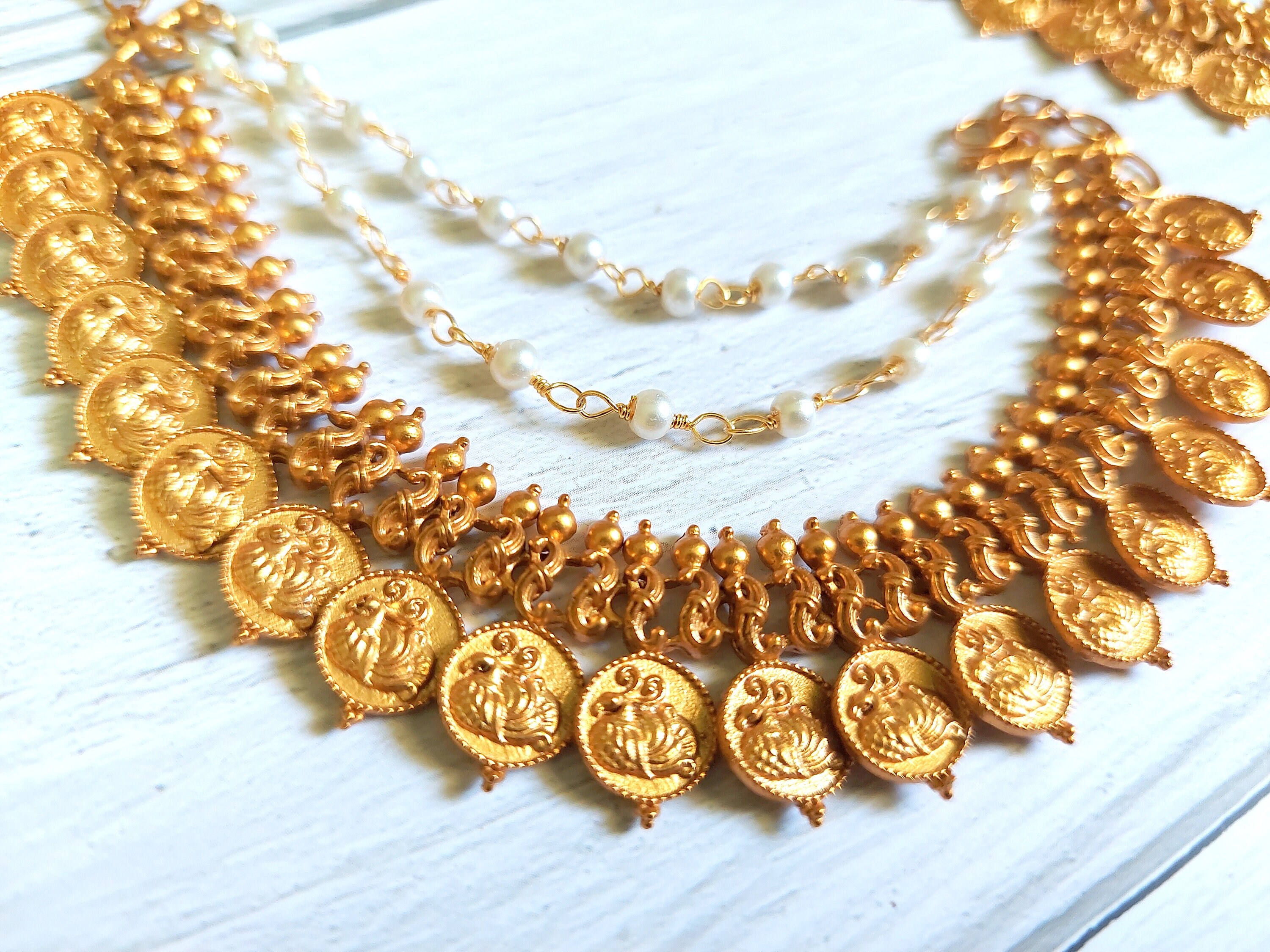 Indian Ear Chain Gold Coin Ear Chain Indian Bridal Jewelry Etsy