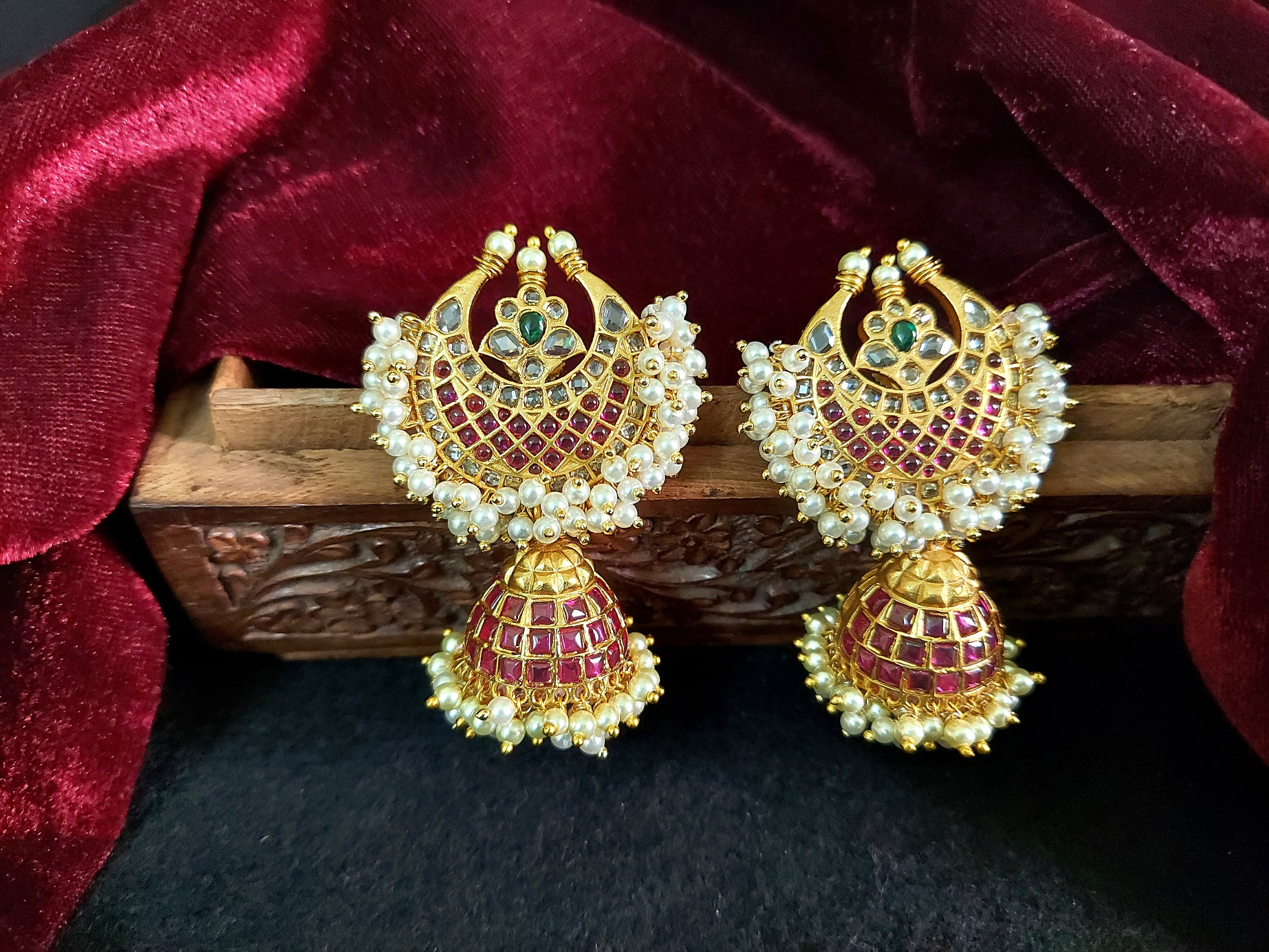 Jewelry Earring Chandini Balls Earrings Images Gold Jhumka