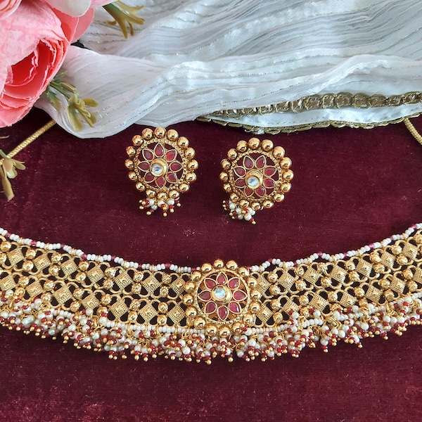 Rajasthani Choker Etsy