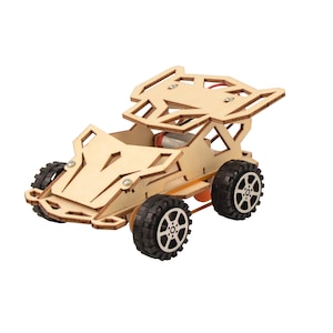 STEM 電動レーシングカー 車両 教育 DIY 組み立てキット 科学構築セット 子供向けギフト