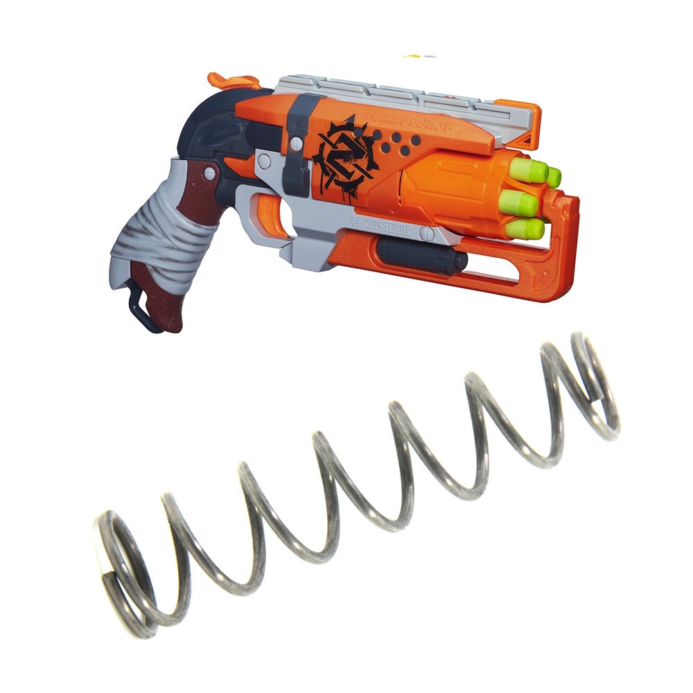 Nerf Zombie Strike Hammershot Blaster with 5 Nerf Zombie Strike Darts 