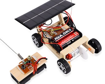 Educational Kit DIY Solar Car Improve hands-on skills Science Projects Toys for Boys and Girls
