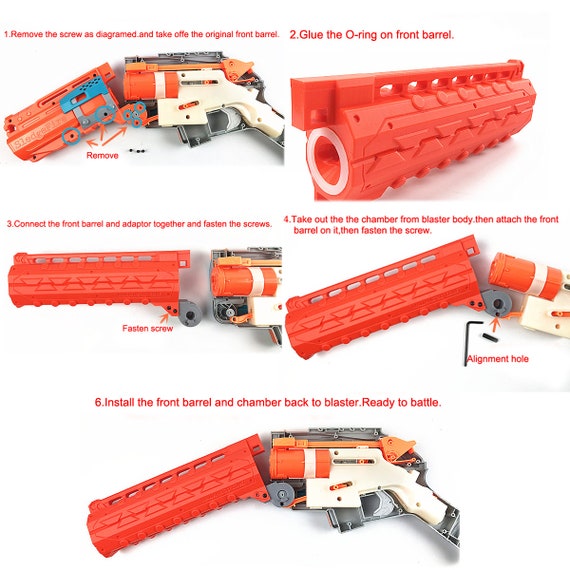 Nerf Zombie Sledgefire 12KG Modification Upgrade Spring Coil Blasters Dart  Toy 