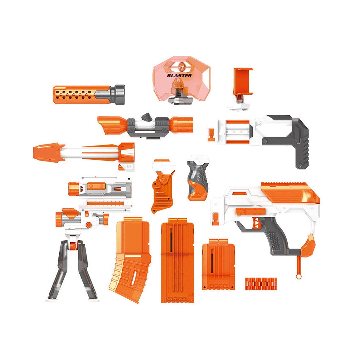 Blaster MOD kit DIY Parts for Nerf NStrike Elite Stryfe Toy Etsy