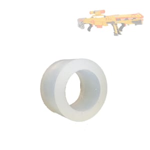 Blasterkit Handmade Cylinder Protective Pad Silicone for Nerf N-Strike Longshot CS-6 Front Blaster