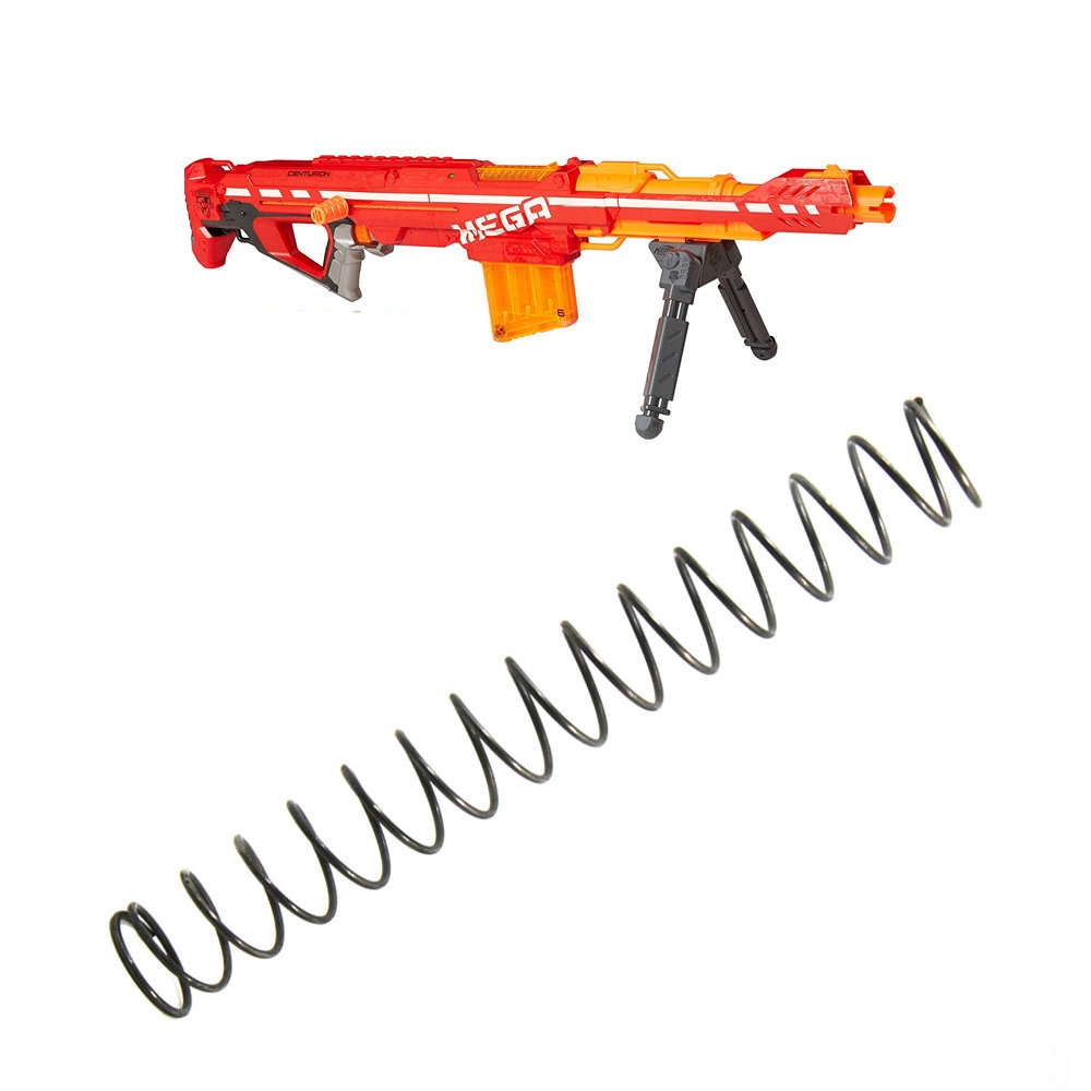 Nerf Mega Centurion Sniper Rifle Blaster Gun With Magazine - Works Great!