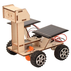 STEM キット ソーラーパワー ムーンローバー 教育 DIY 組み立てキット 科学構築セット お子様へのギフト