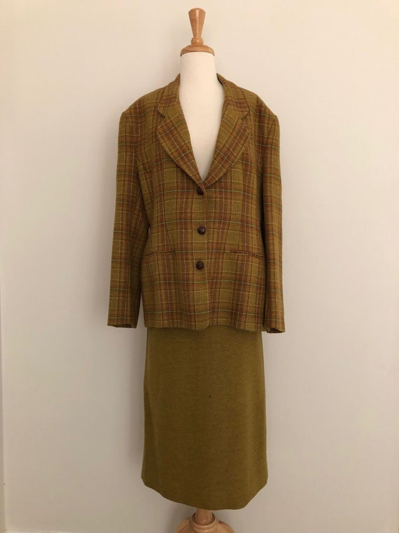 Vintage Laura Ashley Wool Suit - Skirt and Jacket