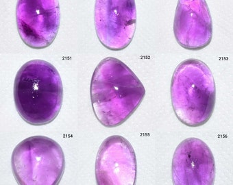 100%Natural Amethyst Cabochon, Cabochons, Amethyst Gemstone, Amethyst Jewelry, African Amethyst Gemstone, Amethyst, Loose Amethyst Stone