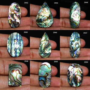 Cabochon di conchiglia di abalone, pietra preziosa di conchiglia di abalone, gioielli d&#39;uso di conchiglie di abalone, conchiglia di abalone, conchiglia di abalone sciolto, cabochon sciolto, gioielli sfusi
