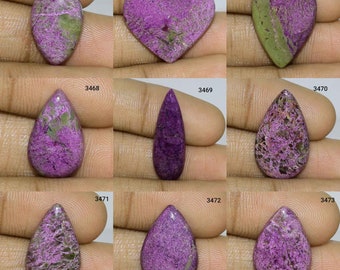 Fantástico cabujón de purpurita, piedra preciosa de purpurita natural, joyería de purpurita, piedra de purpurita, cabujón de purpurita polaca suave, purpurita,