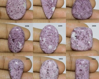Dazzling Lepidolite Cabochon, Natural Lepidolite Gemstone, Lepidolite Jewelry, Lepidolite, Wholesale Price Cabochon,