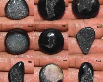 黒瑪瑙ドゥルージー石 45 mm x 12 mm x 10 mm - Etsy 日本